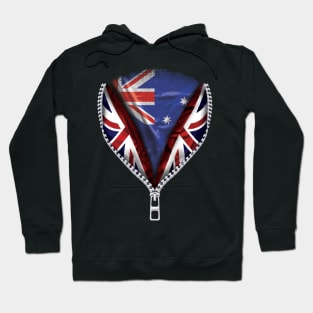 Australian Flag  Australia Flag zipped British Flag - Gift for Australian From Australia Hoodie